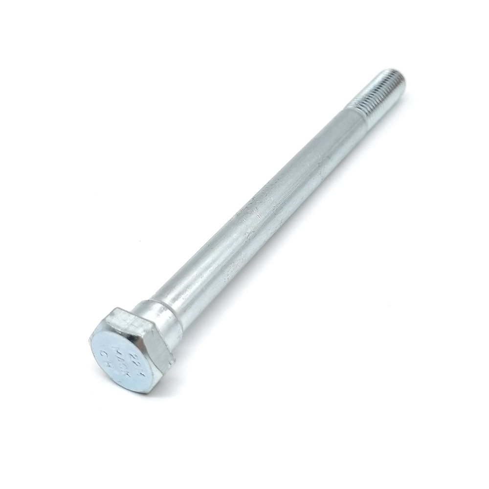 生產(chǎn)臺階螺絲 10.9級藍白鋅1/4六角螺絲 用于機械設(shè)備定制非標螺絲