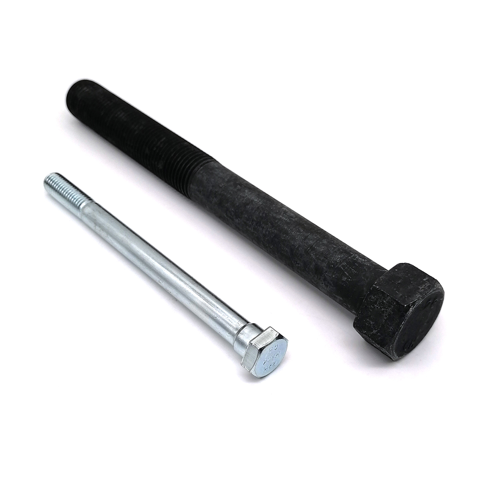 生產(chǎn)臺階螺絲 10.9級藍白鋅1/4六角螺絲 用于機械設(shè)備定制非標螺絲